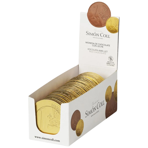 Medallón Moneda de Chocolate con Leche