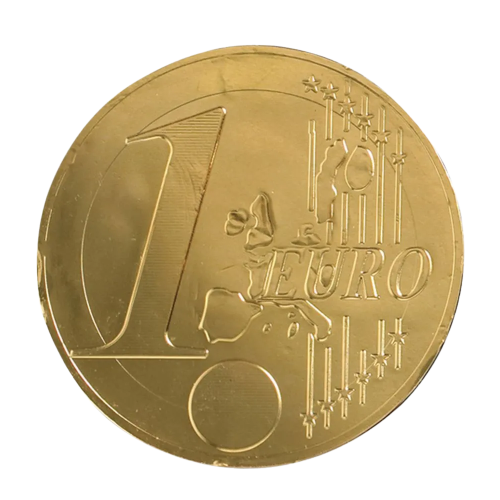Medallón Moneda de Chocolate con Leche