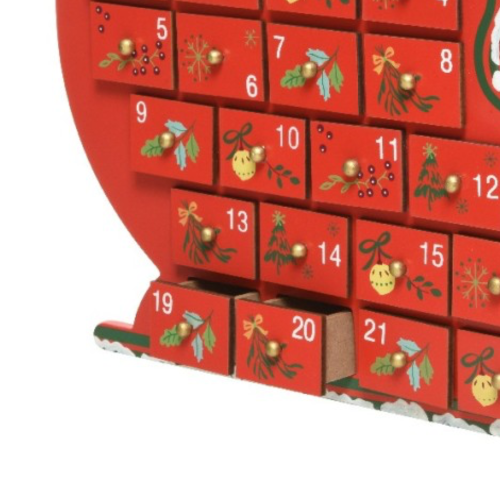 Calendario de Adviento Trineo de Papá Noel with Cajones Rellenables