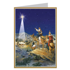 Calendario de Adviento de postal  "Los Reyes Magos"