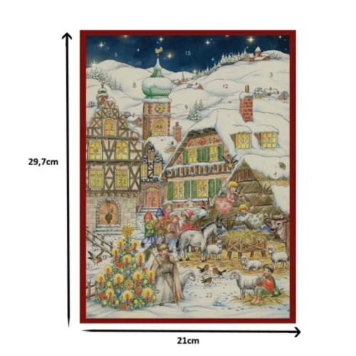 Calendario de Adviento A4 Navidad en las Montañas