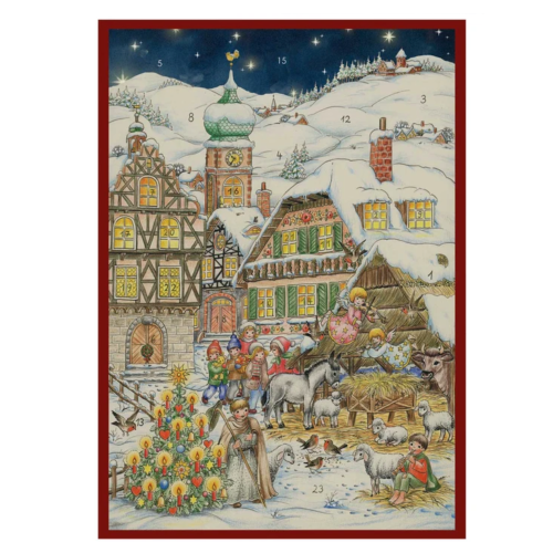 Calendario de Adviento A4 Navidad en las Montañas