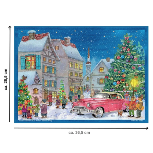 Calendario de Adviento "Coche Clásico a la Fiesta"