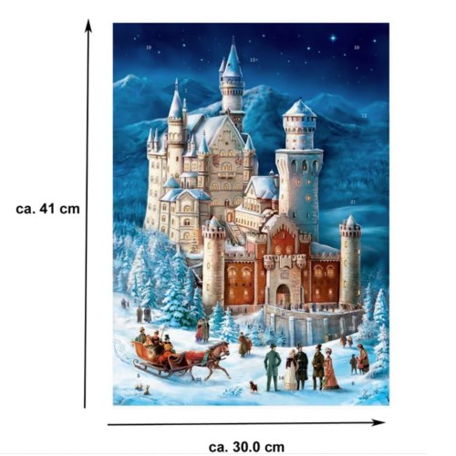 Calendario de Adviento A3 "Castillo de Neuschwanstein"