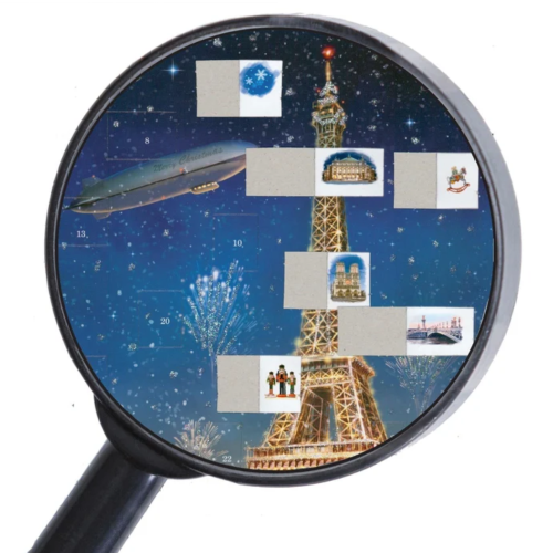Calendario de Adviento A3 "París Torre Eiffel"