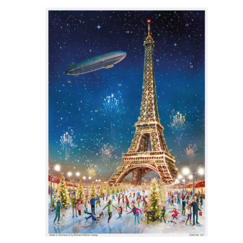 Calendario de Adviento A3 "París Torre Eiffel"