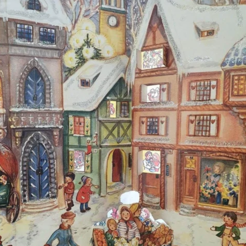 Calendario de Adviento "Plaza del mercado"