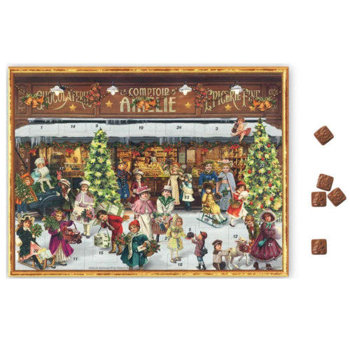 Calendario de Adviento de chocolate "Chocolaterie"