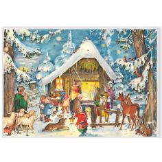Calendario de Adviento de chocolate "Pesebre"
