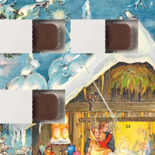 Calendario de Adviento de chocolate "Pesebre"
