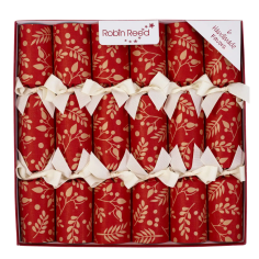 Crackers Navideños Rojos con Lazo