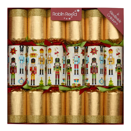 Crackers Navideños con Cascanueces Tradicionales