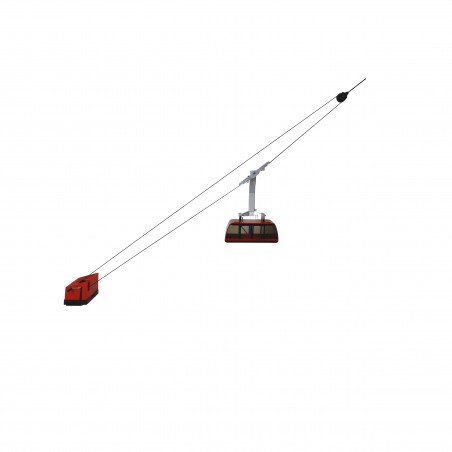 Ski Lift Manual + 1 Cabin Red