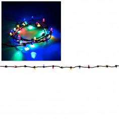 36 mulitcolour lights twinkling battery operated - l114cm