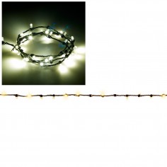 36 warm white lights twinkling battery operated - l112cm