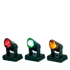 Spot light multicolour 3 pieces battery operated - l1