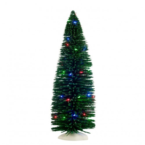 Tree multicolour lights battery operated - h30xd10