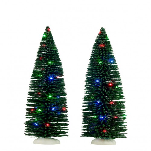 Tree 2 pieces multicolour lights battery operated - h22