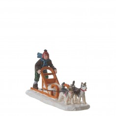 Dog sleigh  - l11xw4xh6cm