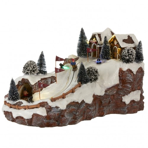 Ski slope white - l20xw41xh23cm