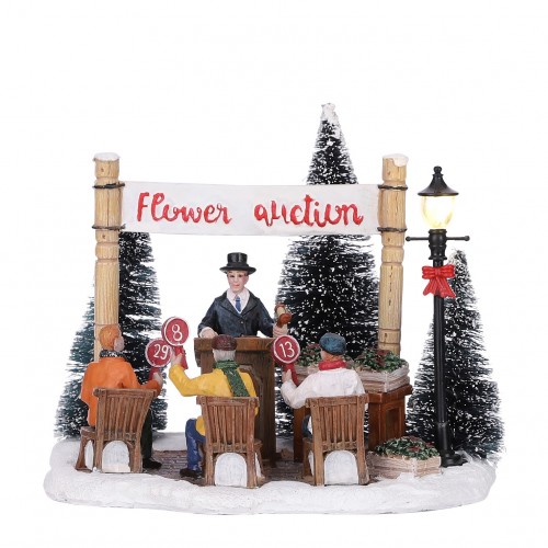 Flower auction battery operated - l15xw12xh12cm