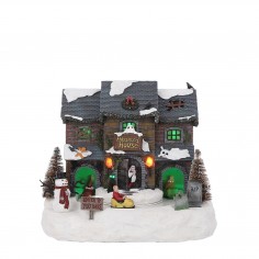Haunted house battery operated - l28xw23xh23cm