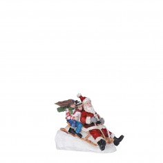 Santa on sledge - l6