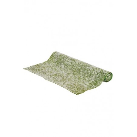 Lawn mat green with snow - l120xw47cm