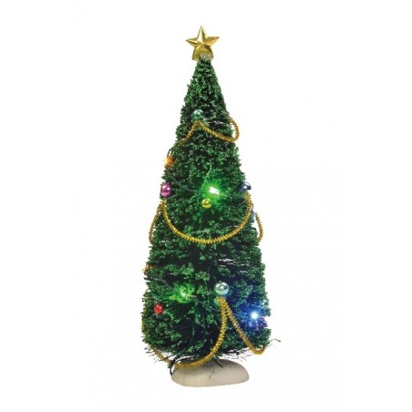 Christmas tree with lights battery operated - h23cm
