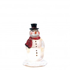 Snowman lighted battery operated - l4