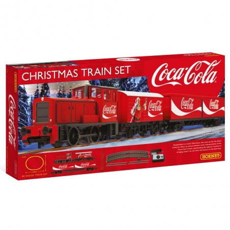 hornby coca cola christmas train set