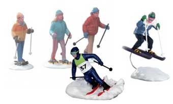 Skifahrer und Bergsteiger